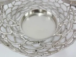 Kerzenständer TWIG 53 cm silberfarbig