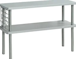 KESPER Küchenregal mit 2 Ebenen grau