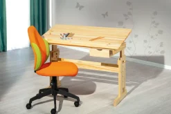 Kinder Kinder Schreibtisch CHRISTIAN 109 x 55 cm Kiefer Natur