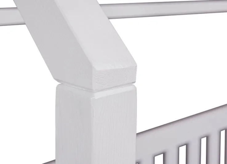 Kinder Kinderbett RUDOLF 90 x 200 cm weiß