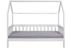 Kinder Kinderbett RUDOLF 90 x 200 cm weiß