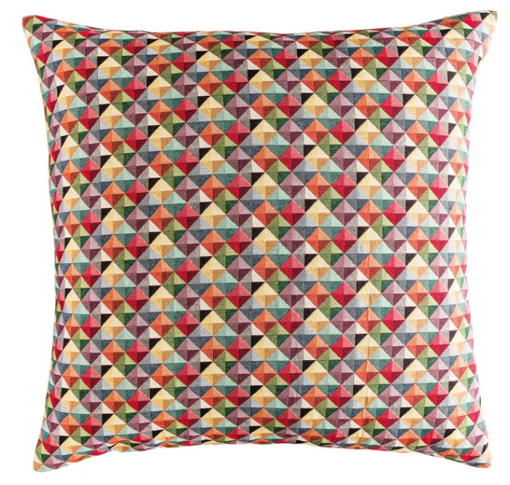 SPRÜGEL Kissenhülle PYRAMIDENWELT 40 x 40 cm in Multicolor