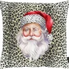 APELT Kissenhülle SANTA AUF LEO 46x46cm braun