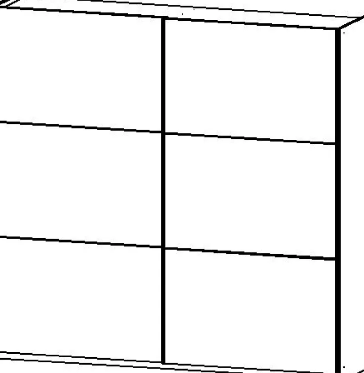 QUARTIER Kleiderschrank KRONACH 2-türig Grau metallic NB