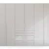 Kleiderschrank PURISMA Seidengrau/ Glas Seidengrau