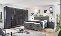 Kleiderschrank SWING 298 x 222 cm vulkanschwarz