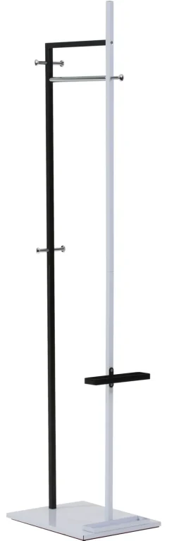 Kleiderständer JULIA 45 x 184 cm schwarz/ weiß