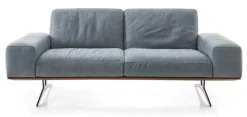 KOINOR Ledersofa 2,5-Sitzer HIERO mareblau
