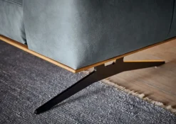 KOINOR Ledersofa 2,5-Sitzer HIERO mareblau