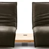 KOINOR Sofa 2-Sitzer FREE MOTION Nussbaum /dunkelbraun