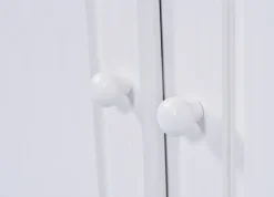 Kommode EMIL 88x87x43 cm Massivholz weiß