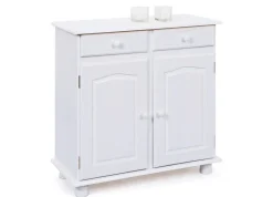 Kommode EMIL 88x87x43 cm Massivholz weiß