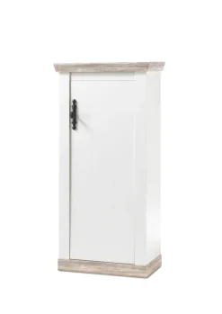 Kommode FLORENZ 71 x 146 cm weiß/braun