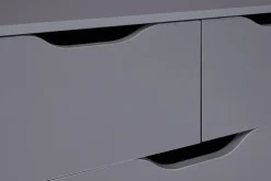 Kommode LION 82 x 112 cm graphitgrau