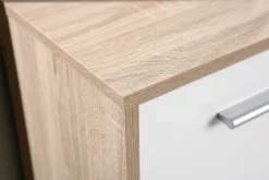 Kommode MARLON braun/ weiß