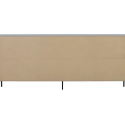 Kommode NEW GRAVURE 200 x 85 cm braun/schwarz