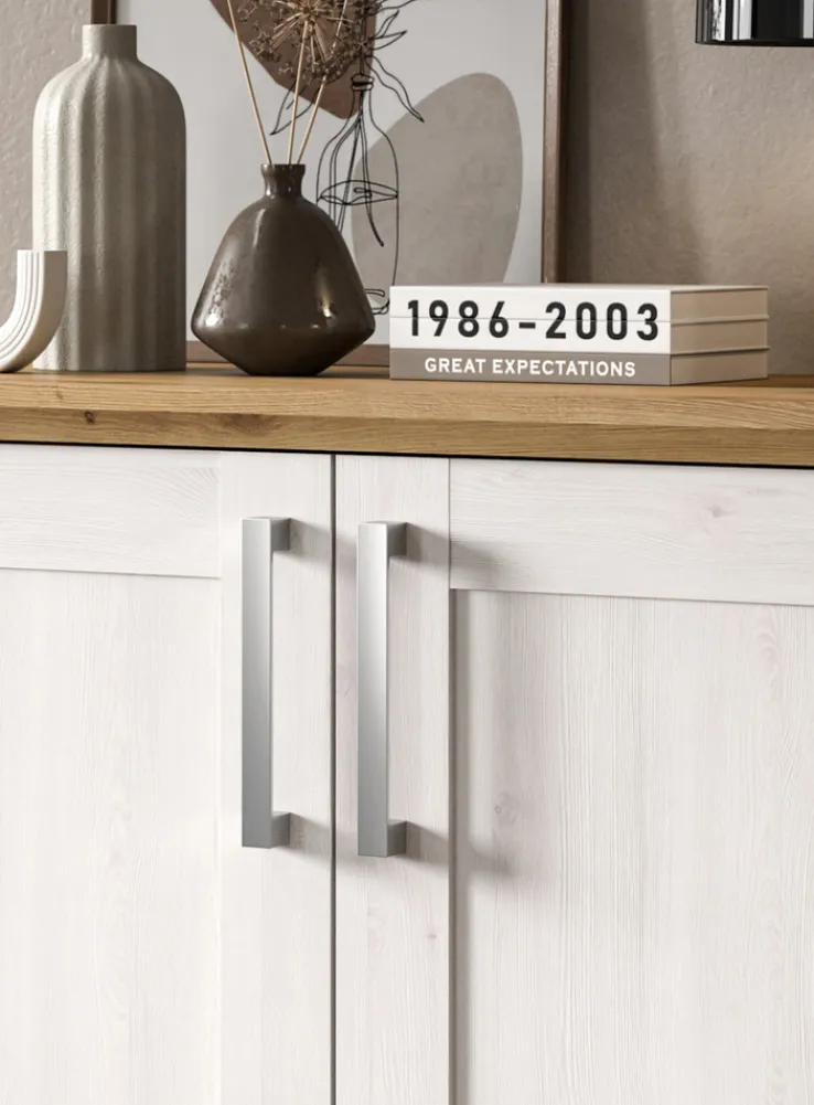 Kommode VERONA 90 x 88 cm Sibiu Lärche / Artisan Eiche NB