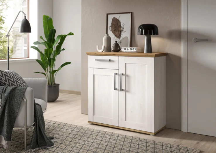 Kommode VERONA 90 x 88 cm Sibiu Lärche / Artisan Eiche NB