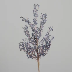 Kunstblume Beerenzweig Blau Höhe 65cm