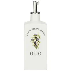 LA PORCELLANA BIANCA Ölgießer CONSERVA 15 x 6 cm Porzellan weiß