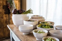 LA PORCELLANA BIANCA Schüssel PANZANELLA 27 cm Porzellan weiß