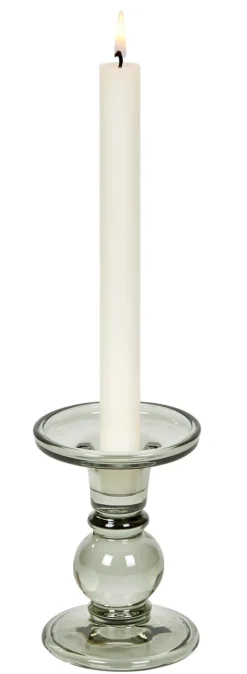 LAMBERT Kerzenständer ANDRATX 13 cm rauchgrau
