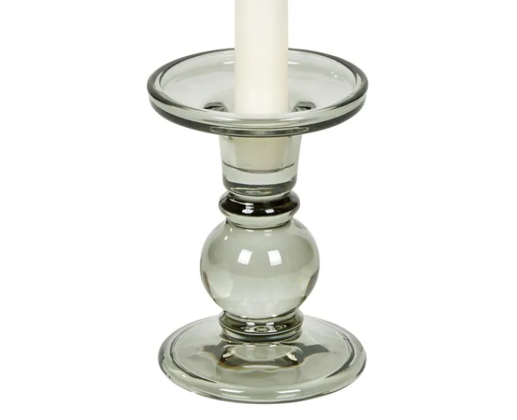 LAMBERT Kerzenständer ANDRATX 13 cm rauchgrau