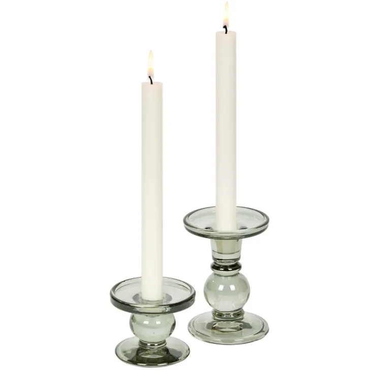 LAMBERT Kerzenständer ANDRATX 13 cm rauchgrau