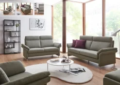 LASCONDO Sofa 3-Sitzer MAXIM grau