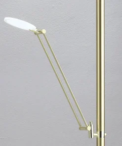 LED Deckenfluter MEMPHIS messingfarbig