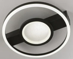 LED Deckenlampe FAY 37 cm schwarz