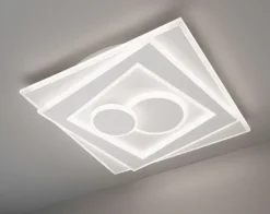 LED Deckenlampe STAIRS 53 x 53 cm weiß