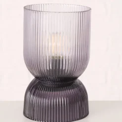 LED Dekolampe FIZA 19 cm grau