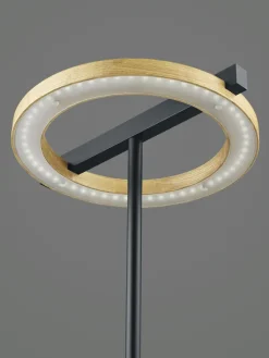 LED Tischlampe NELLA Holz /schwarz