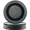 LEONARDO Dessertteller MATERA 6er Set 22,5 cm Keramik anthrazit