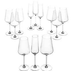 LEONARDO Gläser Set PUCCINI Kristallglas 12-teilig