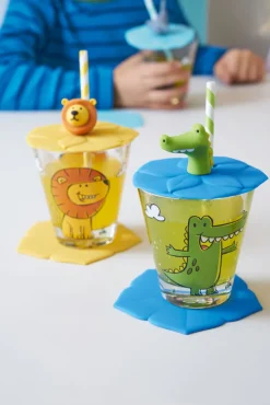 LEONARDO Kinder Trinkset BAMBINI KROKODIL 3-teilig