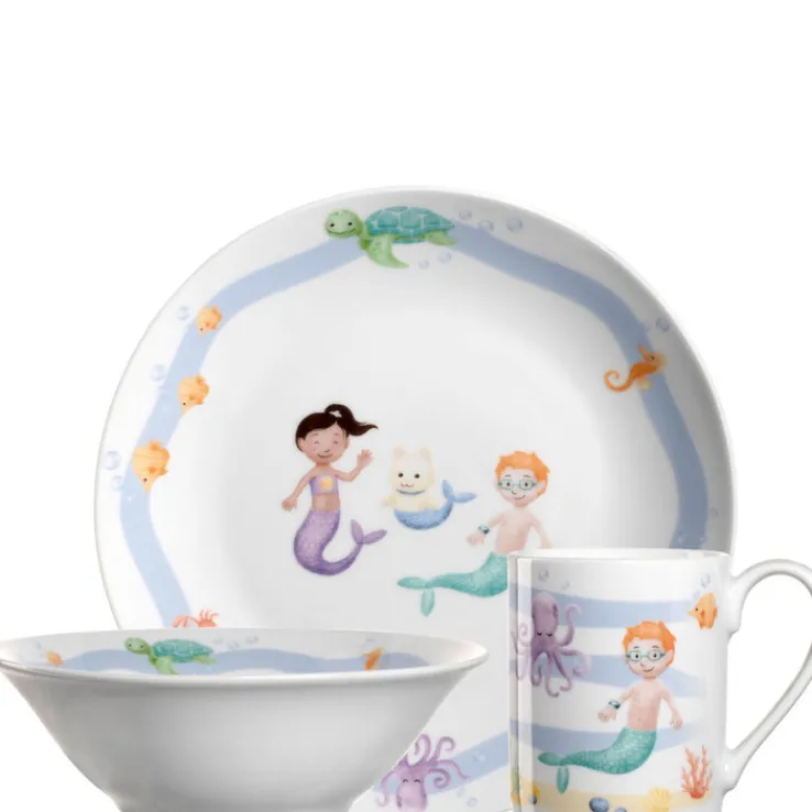LEONARDO Kindergeschirrset BAMBINI AVVENTURA Meer 3-teilig