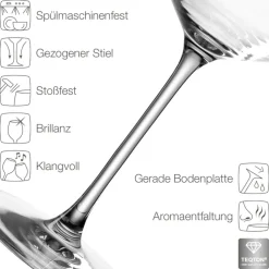 LEONARDO Rotweinglas PUCCINI Kristallglas 750 ml