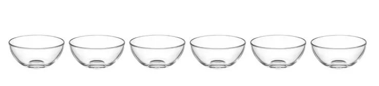 LEONARDO Schale CUCINA 6er Set - je 300 ml transparent