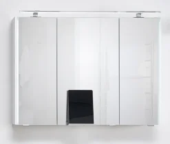 LEONARDO Spiegelschrank weiß