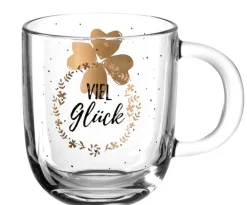 LEONARDO Tasse VIEL GLÜCK 400 ml Glas