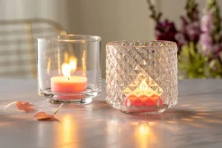 LEONARDO Tischlicht RAUTE 10 x 10 cm