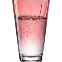 LEONARDO Trinkglas TWIST 6er Set 300 ml rot