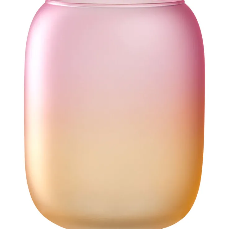 LEONARDO Windlicht AMALFI 17,5 cm gelb/rose