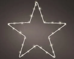 Lichtobjekt Micro LED Rahmen 35x35x35cm weiß