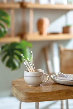 like. Kaffee-Untertasse PERLEMOR SAND braun