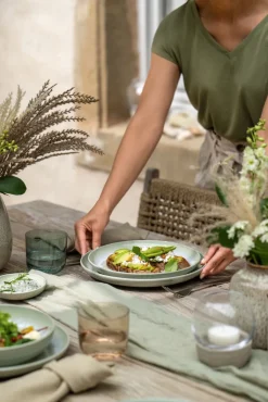 like. Speiseteller PERLEMOR ALGA grün