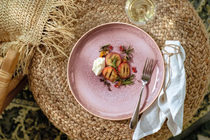 like. Speiseteller PERLEMOR CORAL rosa