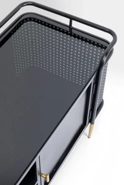 KARE DESIGN Lowboard FENCE schwarz 51x160x40 cm